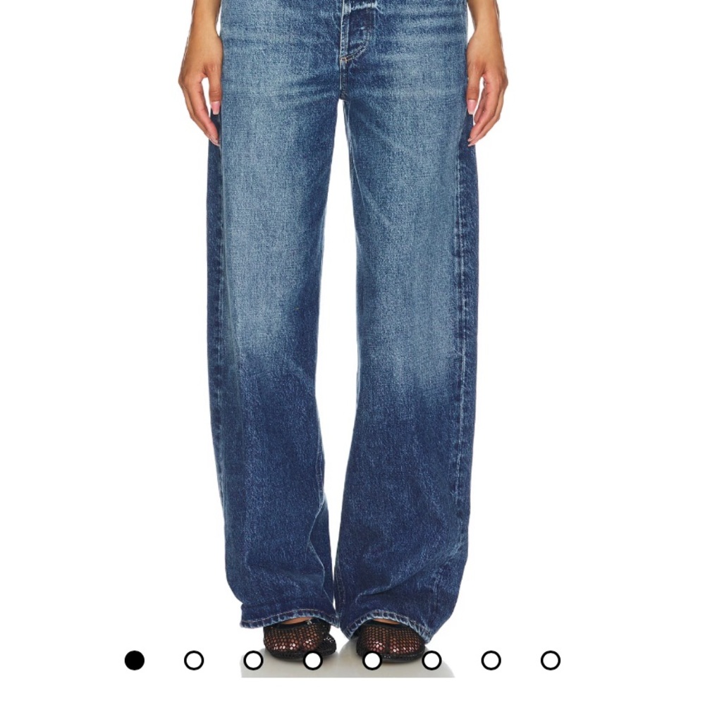 Citizens Of Humanity Ayla Dark Blue Denim Trousers